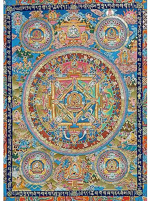 The Mandala of Buddha Ratnasambhava and Cosmic Buddhas