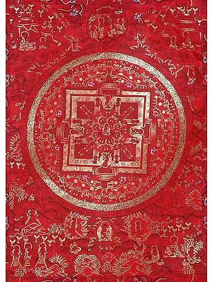 The Red Mandala of Buddha