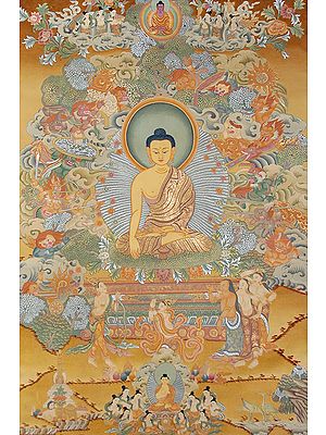 The Temptation of Shakyamuni Buddha by Mara