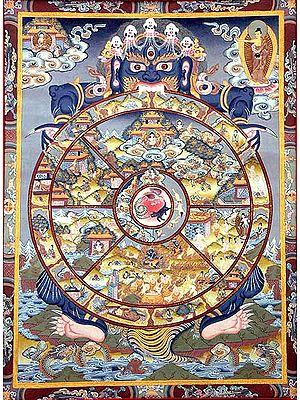 The Wheel of Life (Srid pahi hkhor lo), also known as The Wheel
of Transmigration