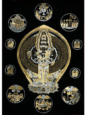 Thousand-Armed Avalokiteshvara (The Secret Black Painting)