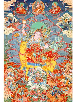 Tibetan Buddhist Yogini (Super Large Thangka)