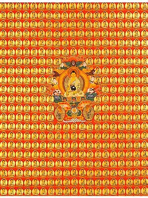 Tibetan Buddhist Thousand Buddhas (Story of The Thousand Schoolboys)