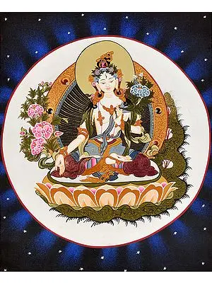 Tibetan Buddhist Goddess White Tara