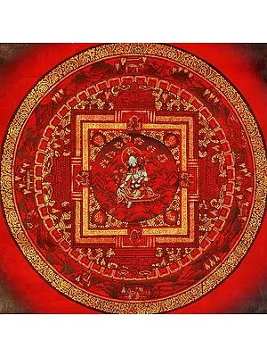 Tibetan Buddhist Goddess Green Tara Mandala