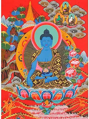 Tibetan Buddhist Deity Medicine Buddha