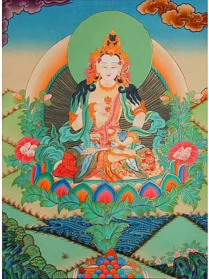 Tibetan Buddhist Deity Adi-Buddha Vajrasattva