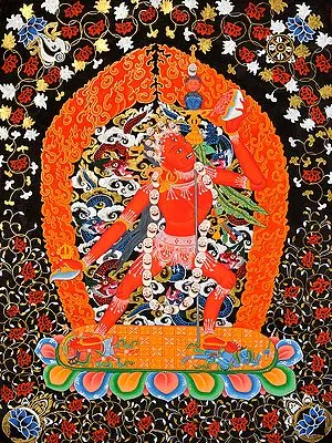 Tibetan Buddhist Deity Vajrayogini Naro Kha Chod (Sarvabuddha Dakini)