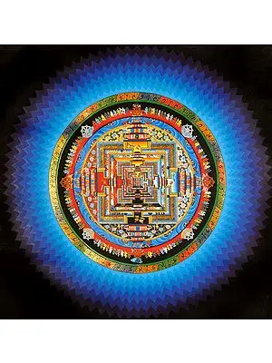 Tibetan Buddhist Kalachakra Mandala