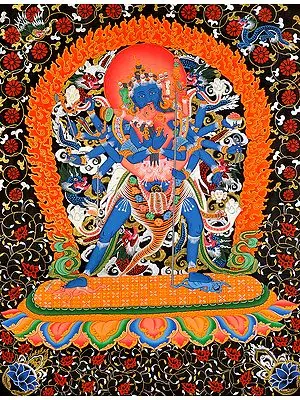 Paramsukha Chakrasamvara in Yab Yum (Tibetan Buddhist)
