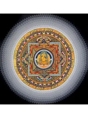Tibetan Buddhist Deity Manjushri Mandala