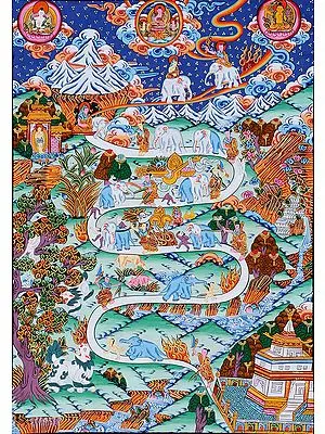 The Nine Progressive Stages of Mental Development (According to Shamatha Meditation Practice)