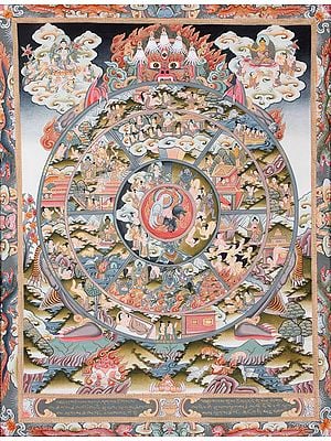 The Wheel of Life (Tibetan: Srid pahi hkhor lo, The Wheel of Transmigration)