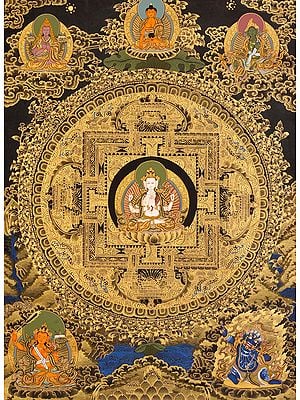 Tibetan Buddhist Deity Chenrezig Mandala