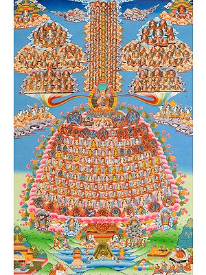 Gelugpa Refuge Tree (Tibetan Buddhist Guruparampara)