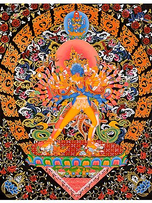 Kalachakra in Yab Yum -Tibetan Buddhist