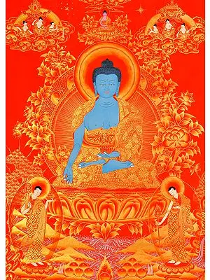 Tibetan Buddhist God Medicine Buddha