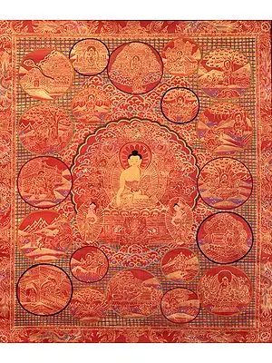 Master's Life on Canvas - Tibetan Buddhist