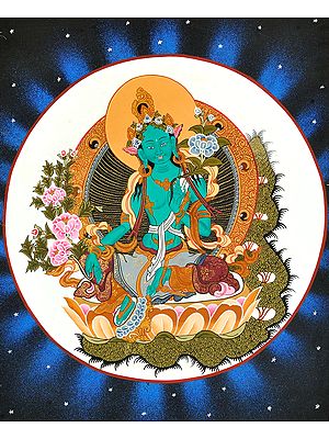 Tibetan Buddhist Deity Savior Goddess Green Tara