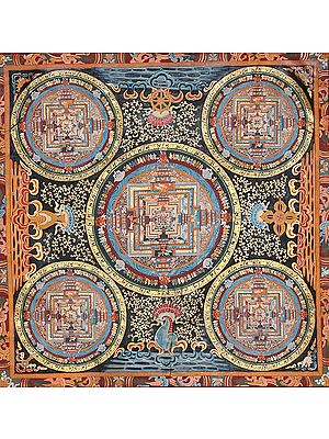 The Kalachakra Mandalas (Large Thangka)