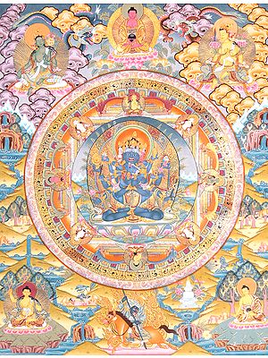 Mandala of Guhyasamaja Akshobhya in Yab-Yum