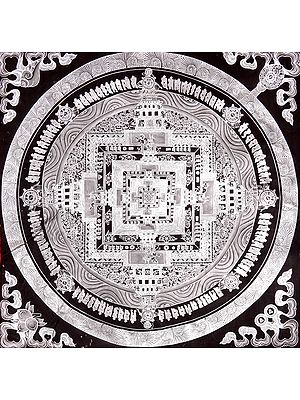 Kalachakra Mandala Enriched with Silver