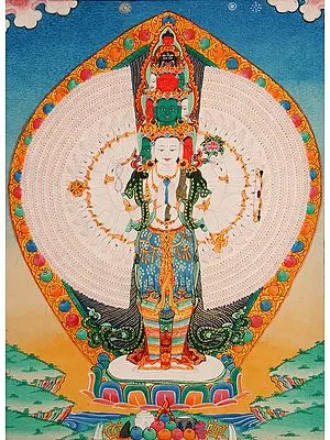 Thousand Armed Avalokiteshvara (Tibetan Buddhist Deity)