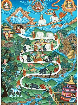 The Nine Progressive Stages of Mental Development (According to Shamatha Meditation Practice)