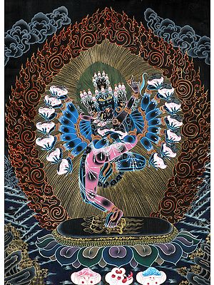 Dancing Hevajra Father-Mother