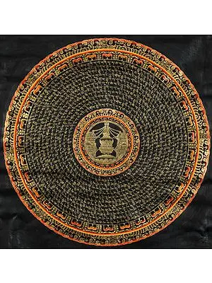 Mandala of the Great Stupa Swayambhunath of Nepal