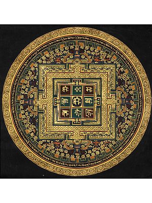Mandala of Auspicious Mantras