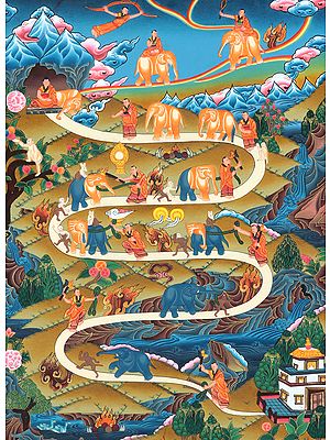 The Nine Progressive Stages of Mental Development (According to Shamatha Meditation Practice)