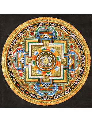Mandala of The Endless Knot (ASHTAMANGALA)