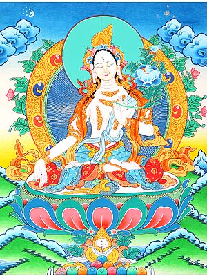 Sapta-Lochani Tara (Goddess White Tara)