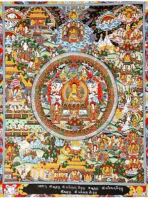 The Mandala of Shakyamuni Buddha and the Scenes from His Life