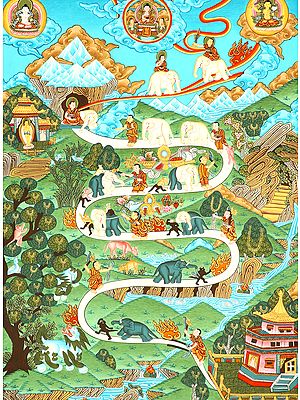 The Nine Progressive Stages of Mental Development (According to Shamatha Meditation Practice)