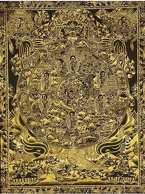 Bhavachakra of Human Life in Buddhist Perspective (The Wheel of Life)