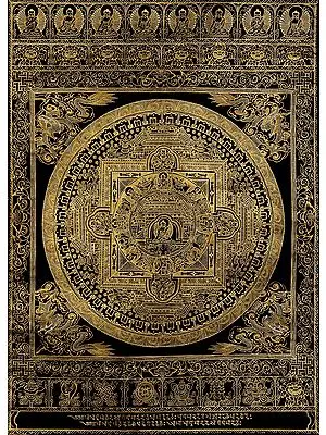 Black Mandala of Shakyamuni Buddha