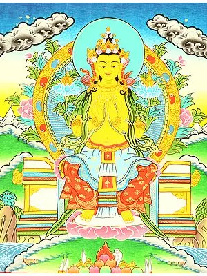 The Future Savior - Maitreya Buddha (Tibetan Buddhist)