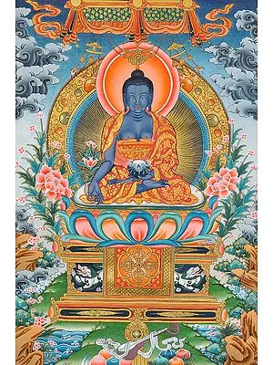 Vaiduryaprabharaja (Tibetan Buddhist Deity Medicine Buddha)