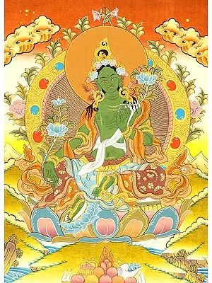 Savior Goddess Green Tara