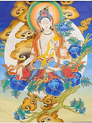 A Fine Portrait of Goddess White Tara