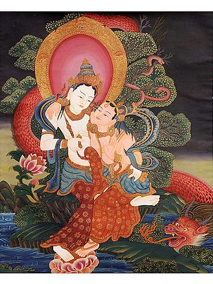 Vajrasattva with His Shakti