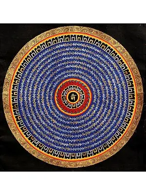 OM (AUM) Mandala with Syllable Mantra