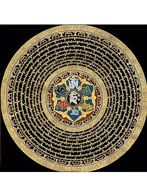 OM MANI PADME HUM MANDALA