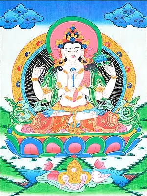 Chenrezig (Shadakshari Avalokiteshvara)
