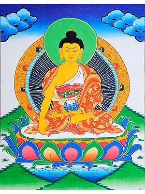 (Tibetan Buddhist) Shakyamuni Buddha with Pindapatra