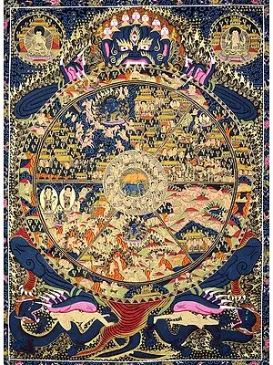 The Wheel of Life (Large Thangka)
