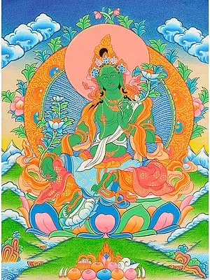 Tibetan Buddhist Goddess Green Tara
