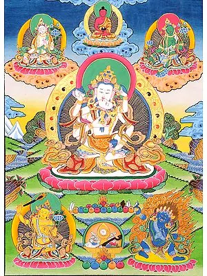 Tibetan Buddhist Vajrasattva in Yab Yum